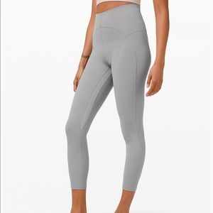 Lululemon unlimit high rise rhino grey size 4